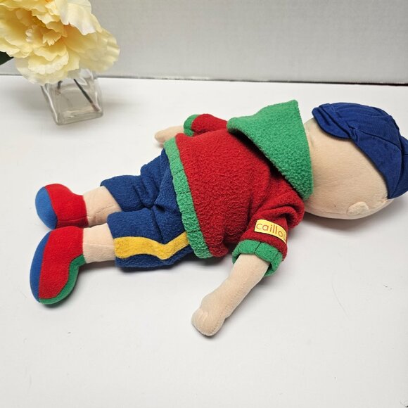 Vintage Soft Plush Caillou Classic Friend Boy Doll PBS TV French 2002 CINAR 14" - Picture 4 of 13